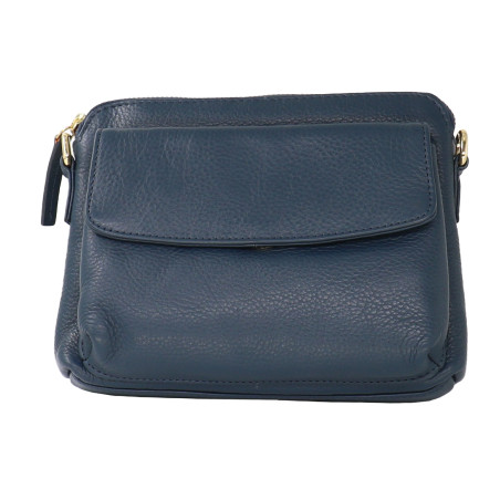 Small Full Leather Crossbody Bag