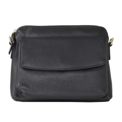 Small Full Leather Crossbody Bag
