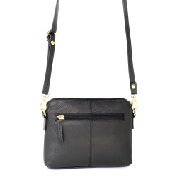 Small Full Leather Crossbody Bag