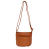 Baron Leather Weaved Crossbody