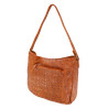 Leather Weaved Shoulder Bag