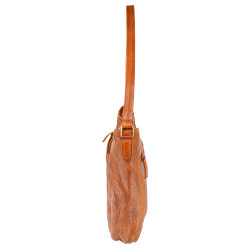 Leather Weaved Shoulder Bag