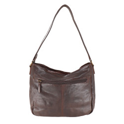 Leather Weaved Shoulder Bag