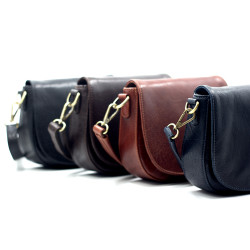 Dana Collection Leather Shoulder & Crossbody Handbag