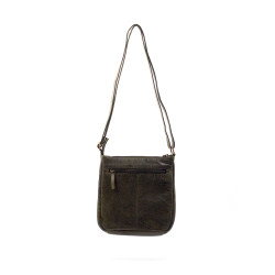Baron Leather Weaved Crossbody