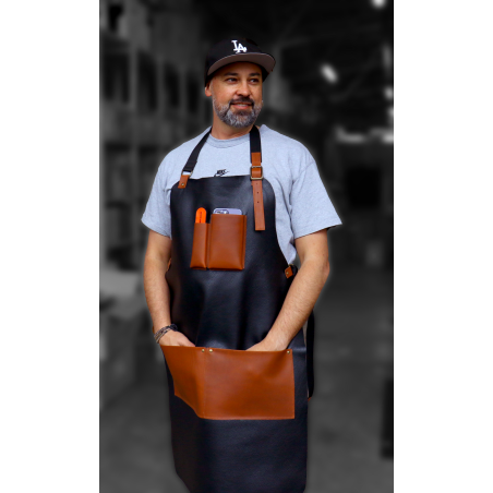 The Ultimate Leather BBQ Apron