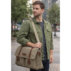 The Commuter Canvas Satchel 15"
