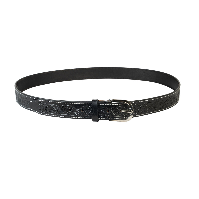 Embellished Leather Belt 25mmW