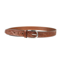 Embellished Leather Belt 25mmW