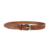 Embellished Leather Belt 25mmW