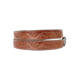 Embellished Leather Belt 25mmW