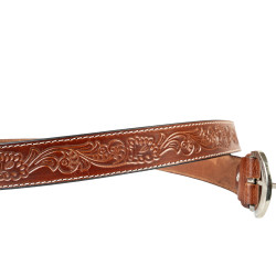 Embellished Leather Belt 25mmW