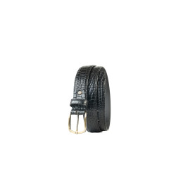 Croc Print leather Belt 35mmW