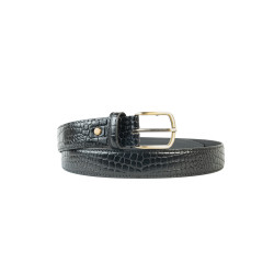 Croc Print leather Belt 35mmW