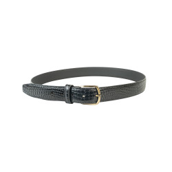 Croc Print leather Belt 35mmW