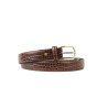 Croc Print leather Belt 35mmW
