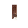 Croc Print leather Belt 35mmW