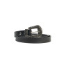 Engraved Buckle Leather Belt 25mmW