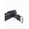 Lizard Print Leather Belt 35mmW