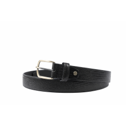 Lizard Print Leather Belt 35mmW