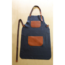 New Zealand Made Leather Apron (Double Pocket)