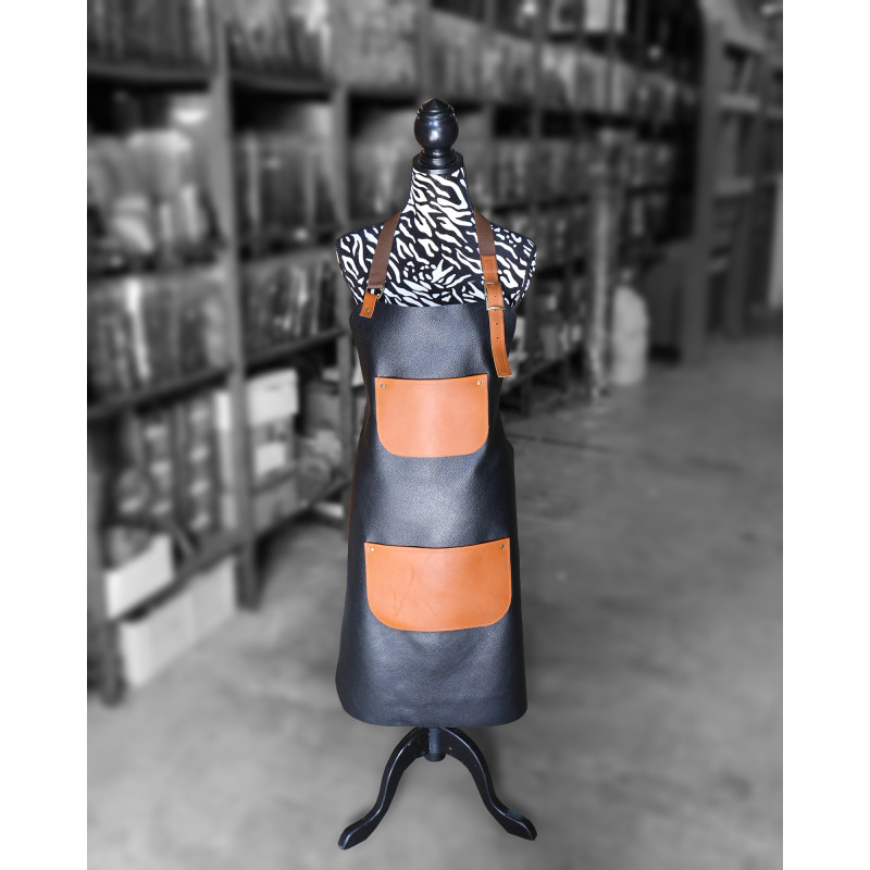 New Zealand Made Leather Apron (Double Pocket)