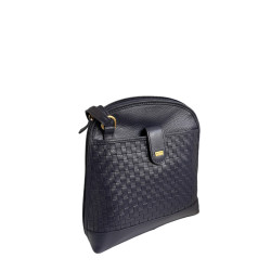 Baron Woven Leather Crossbody