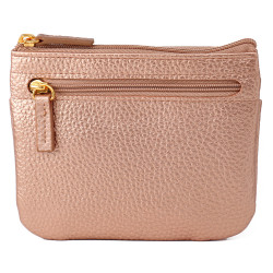 Buxton Rose Gold RFID Pocket Purse 941504