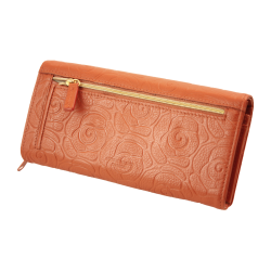 Buxton Rose Embossed Clutch 921866