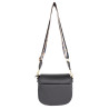 Leather Crossbody Bag with Webbing strap 1027