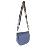 Leather Crossbody Bag with Webbing strap 1027