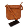 Baron Leather Weaved Crossbody