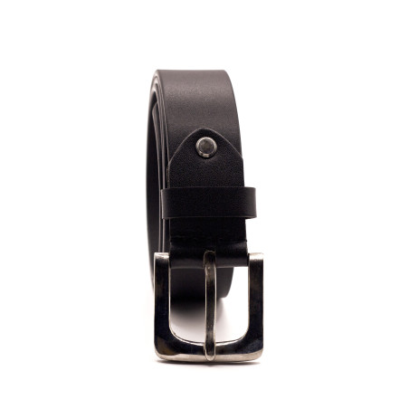 Leather Dress Belt 35mmW Black
