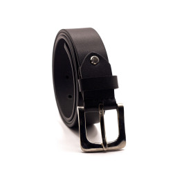 Leather Dress Belt 35mmW Black