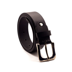Leather Dress Belt 35mmW Black