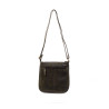 Baron Leather Weaved Crossbody