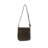 Baron Leather Weaved Crossbody