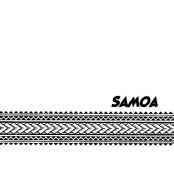 Samoan Laser-Etched Genuine Calf Leather Wallet