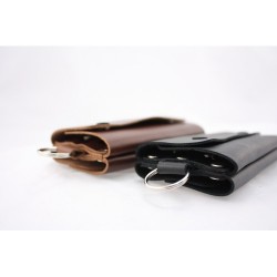 Baron Double Sided Leather Key Ring Holder 8225